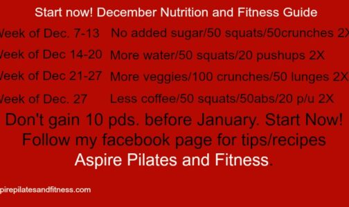 December Nutrition and Exercise Guide