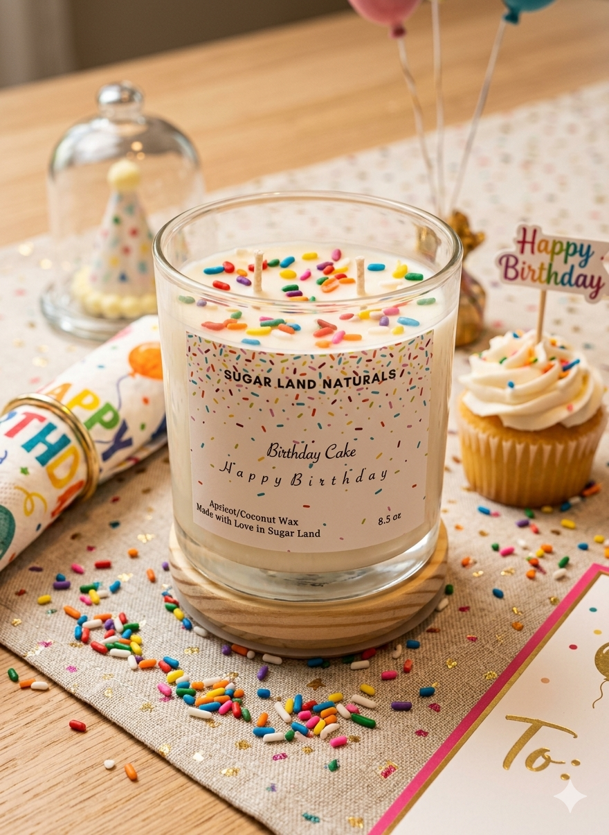 Birthday Candle- Personalized/Heavenly Birthday Candle-Personalized