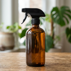 Amber Plastic Spray Bottle/Pump bottle